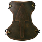 Serious Archery Arrowhead Armguard Brown Leather